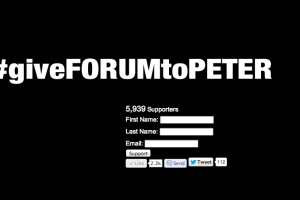 Link to #giveFORUMtoPETER