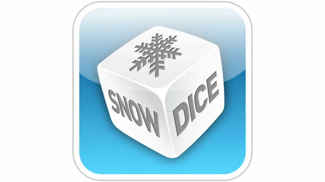 “Snow Dice” app