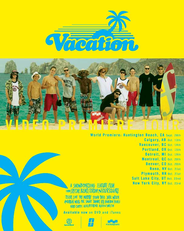Forum Vacation - premiere tour dates