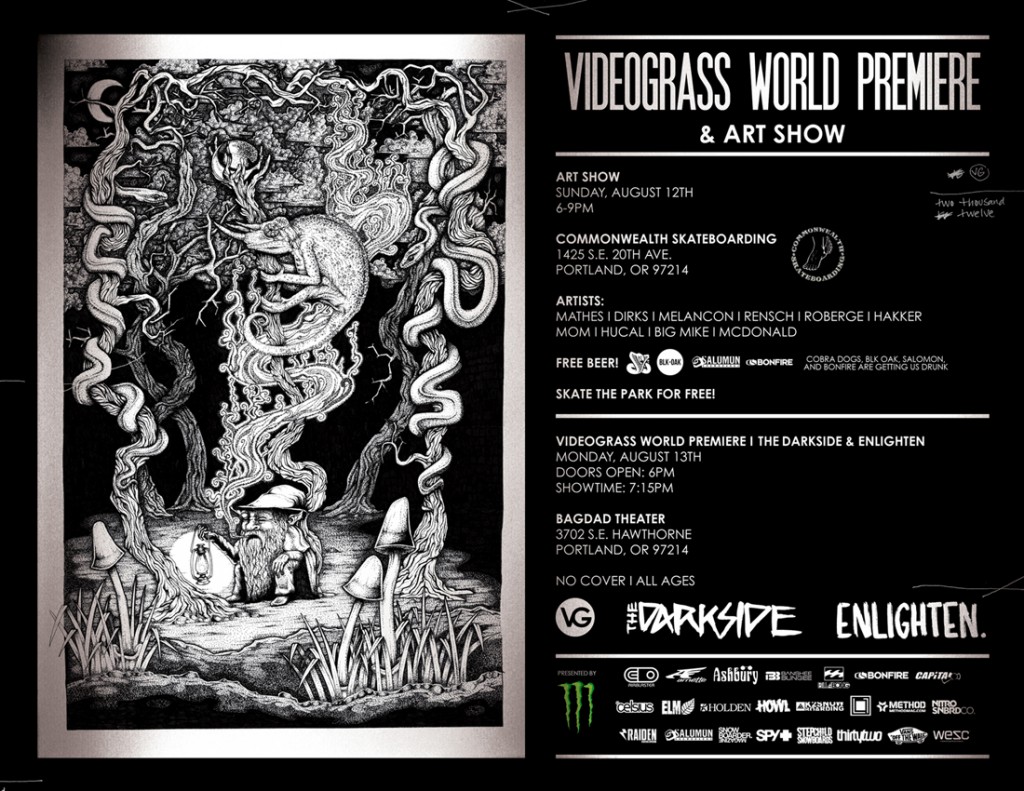 Videograss - The Darkside & Enlighten World Premiere